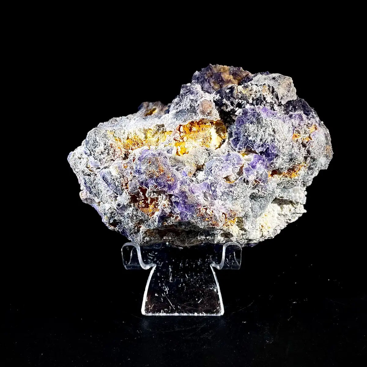 Natural  Octahedral Sugar Fluorite | Zhejiang, China | 830g |14.5*10.5*7cm