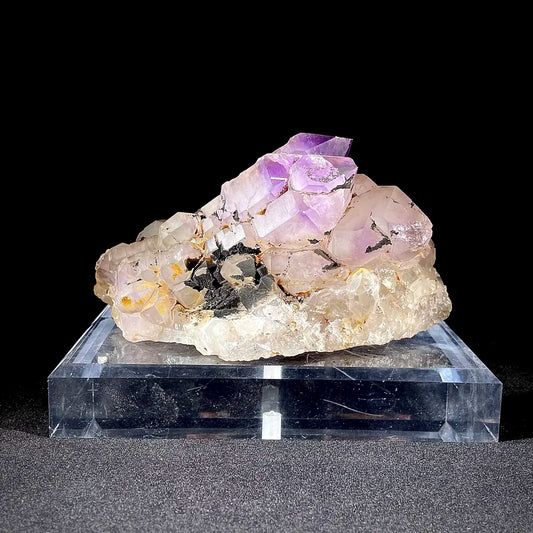 Natural Namibian Amethyst Skeleton Crystal Specimen | Namibia | 950 g | 14*7.5*9 cm