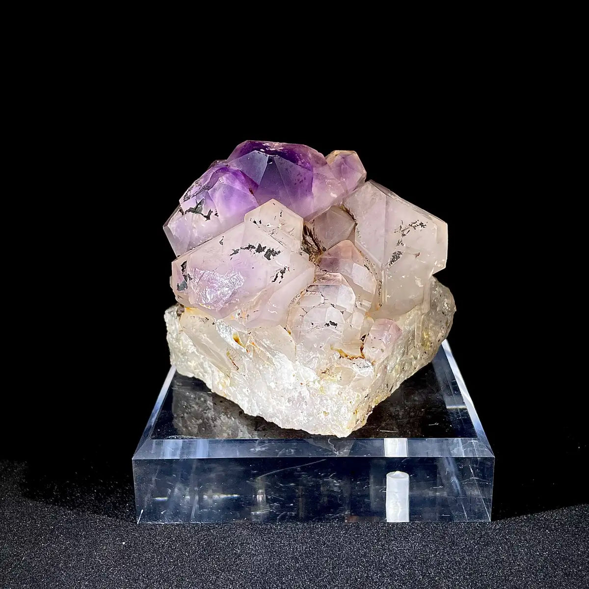 Natural Namibian Amethyst Skeleton Crystal Specimen | Namibia | 950 g | 14*7.5*9 cm