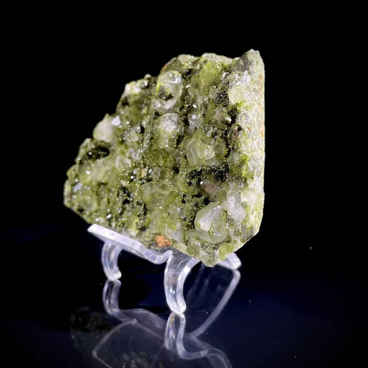 Natural Turkish Epidote with Quartz Specimen | Turkey | 340 g | 9*7*3 cm