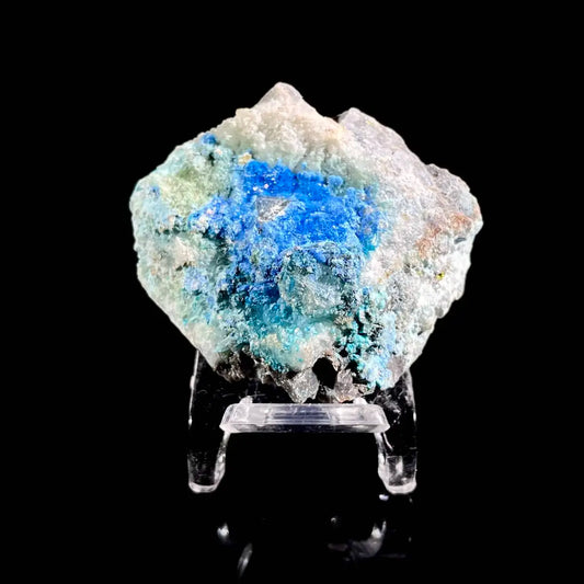 Natural Cyanotrichite Mineral Specimen | 30 g | 4*3*1 cm | Cyanotrichite Minerals | Morocco/DRC