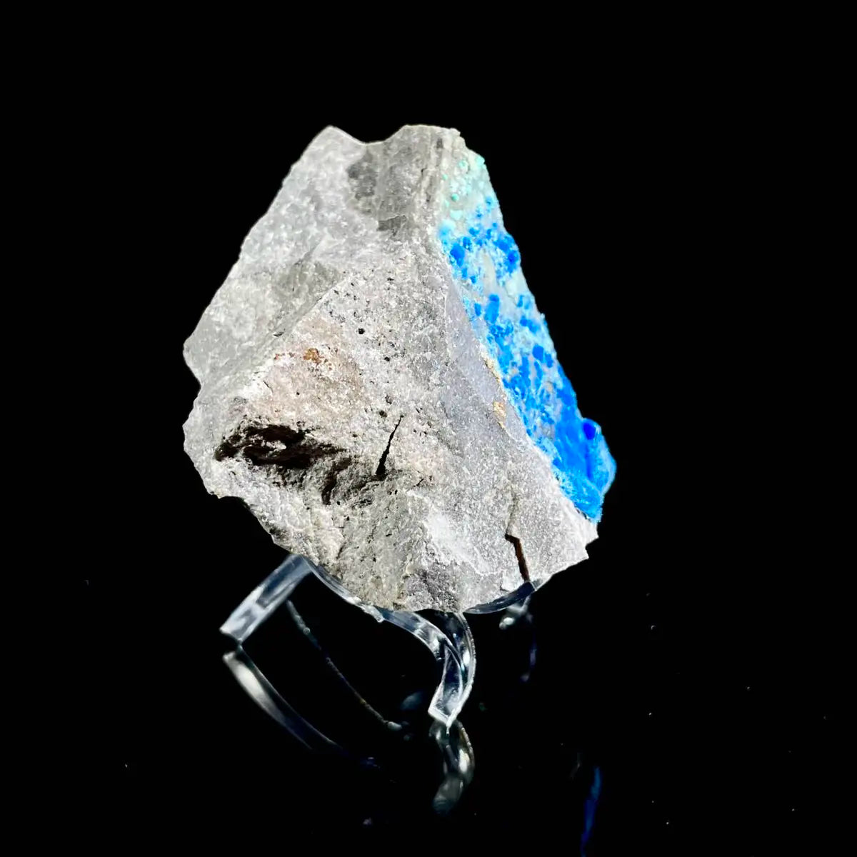Natural Cyanotrichite Mineral Specimen | 70 g | 5*5*2.5 cm | Cyanotrichite Minerals | Morocco/DRC