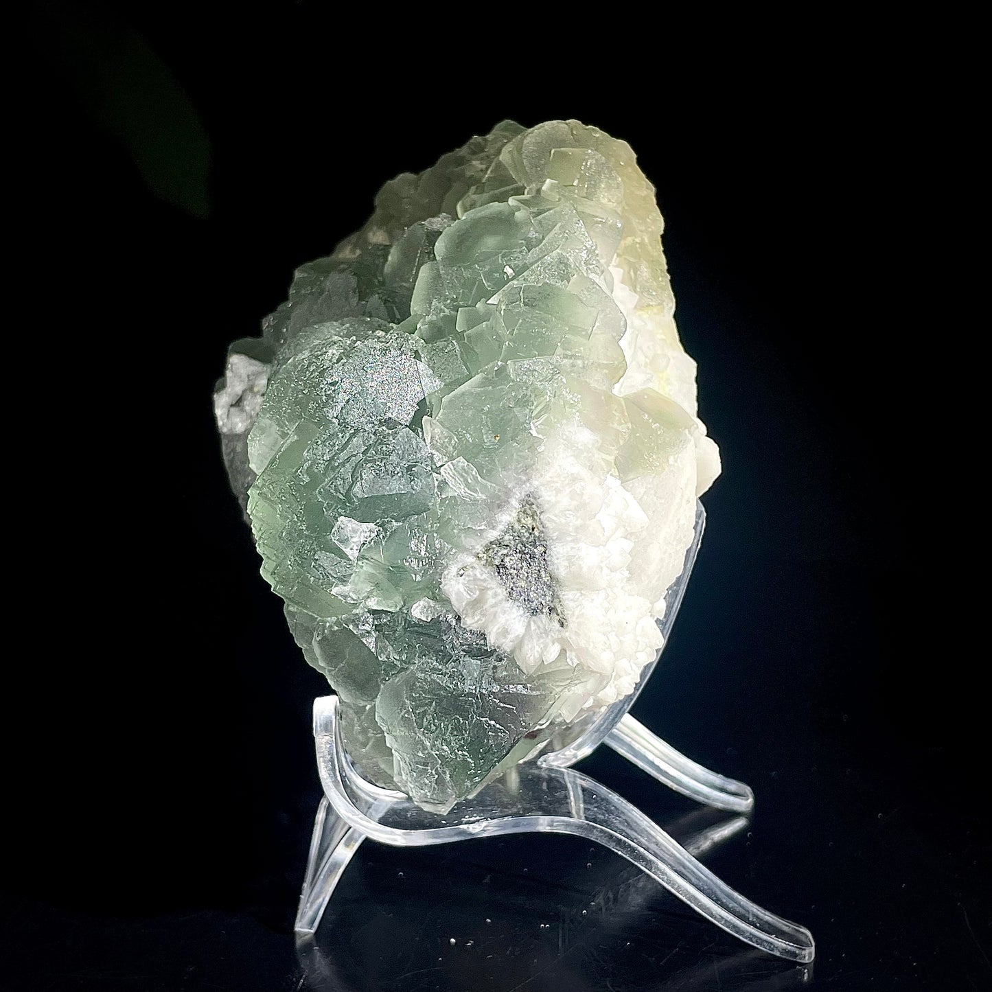 Natural Green Fluorite Crystal Specimen | Hunan, China | 770g | 10*10*6cm
