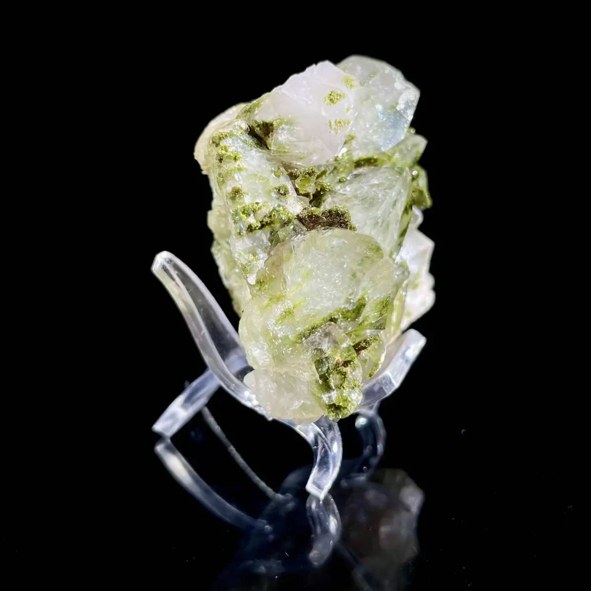 Natural Turkish Epidote with Quartz Specimen | Turkey | 80 g | 4*4*1.5 cm
