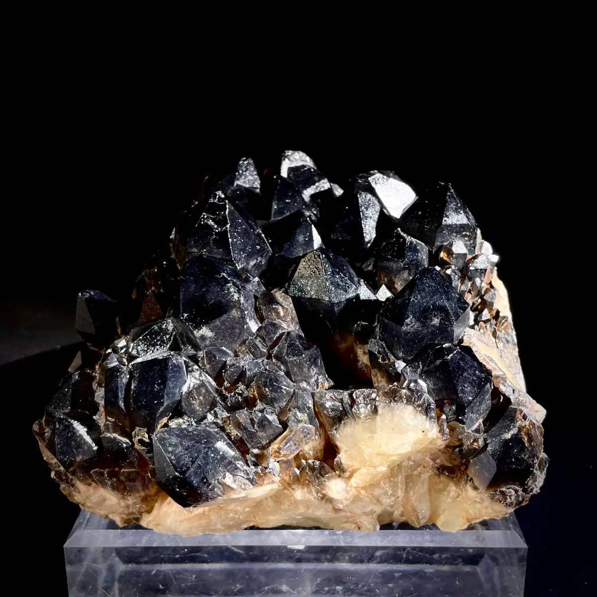 Natural Black Quartz Crystal Specimen | 2230 g | 15.5*15*8 cm | Quartz Minerals | Brazil/Madagascar