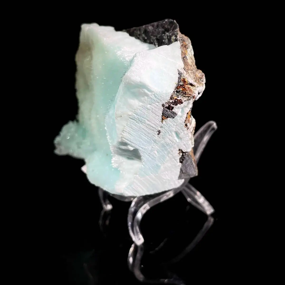 Natural Blue Aragonite Specimen-Guizhou,China- 340 g- 11*8*2.5 cm