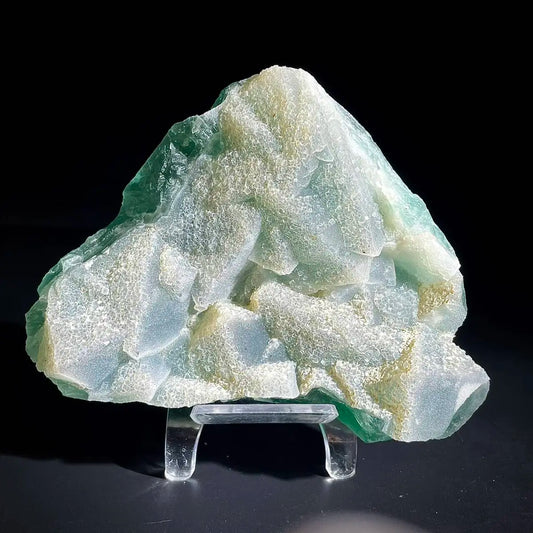 Natural Green Fluorite Crystal Specimen | Hunan, China | 800g | 13.5*10*4cm