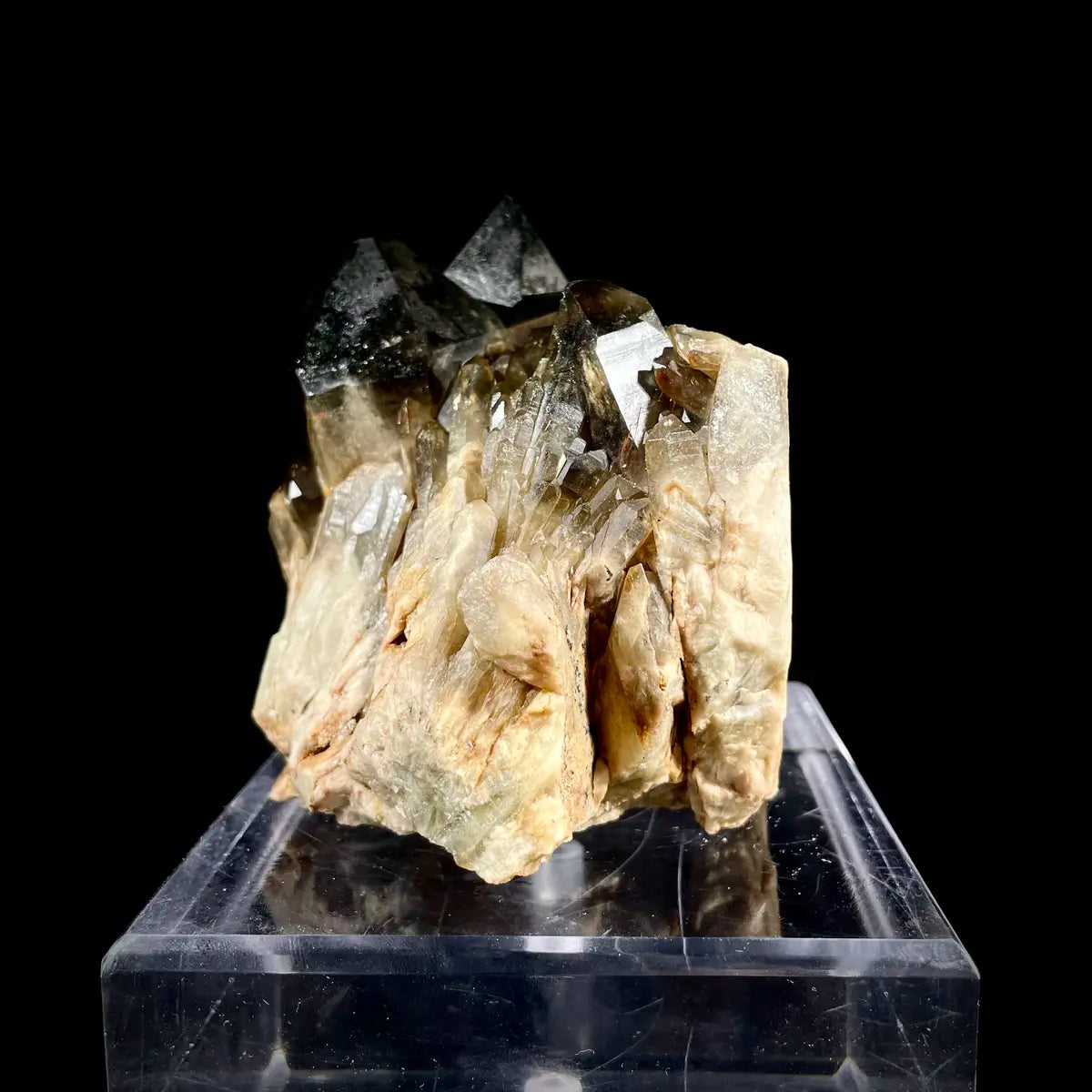 Natural Morion/Smoky Quartz Crystal Specimen | 480 g | 9*9*6.5 cm | Quartz Minerals | Madagascar