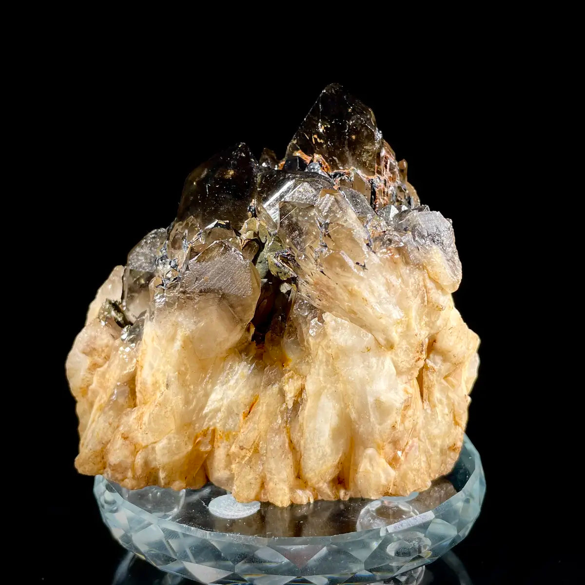 Natural Morion/Smoky Quartz Crystal Specimen | 640 g | 9.5*9*7 cm | Quartz Minerals | Madagascar