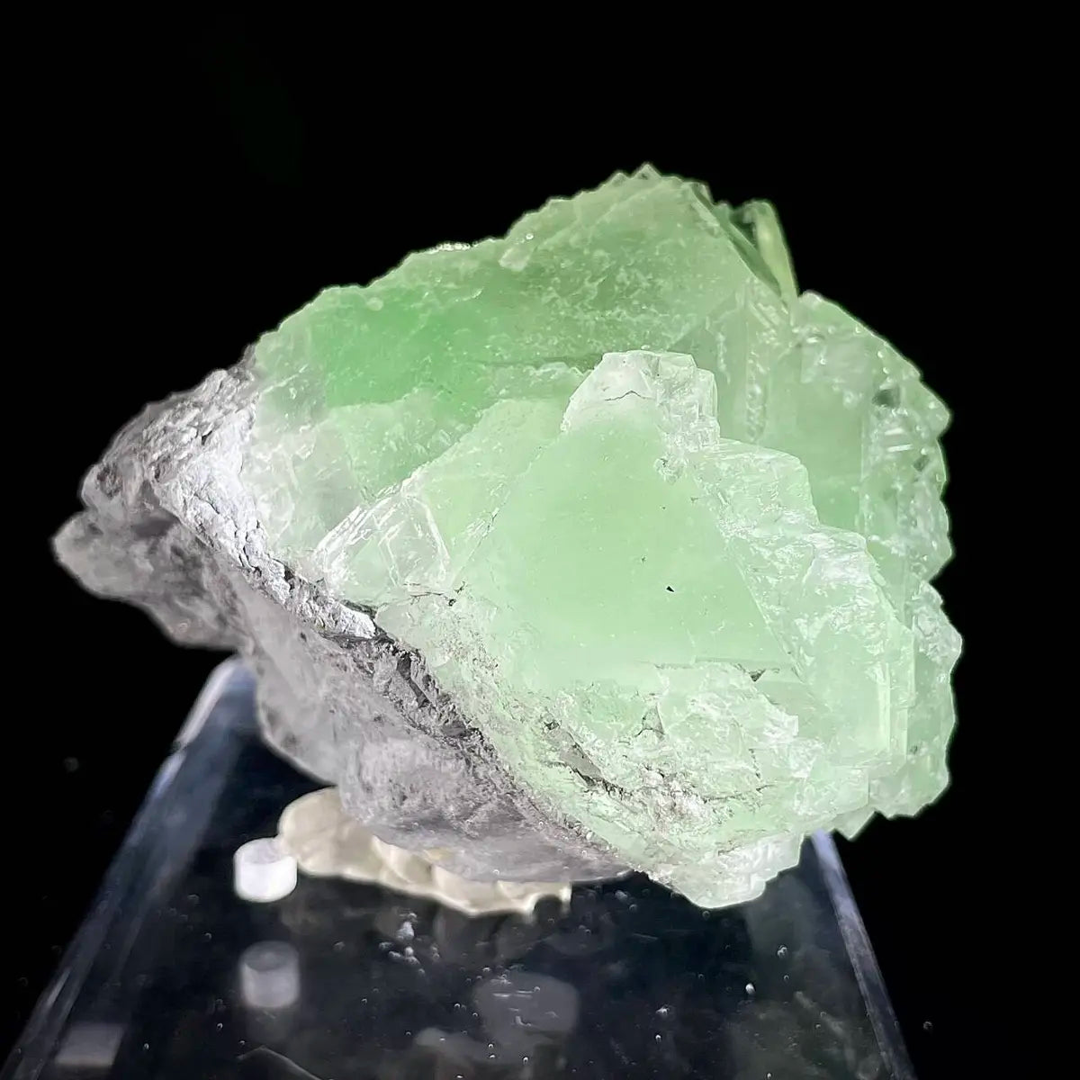 Natural Green Fluorite Crystal Specimen | Hunan, China | 1120g | 13*9.5*11cm
