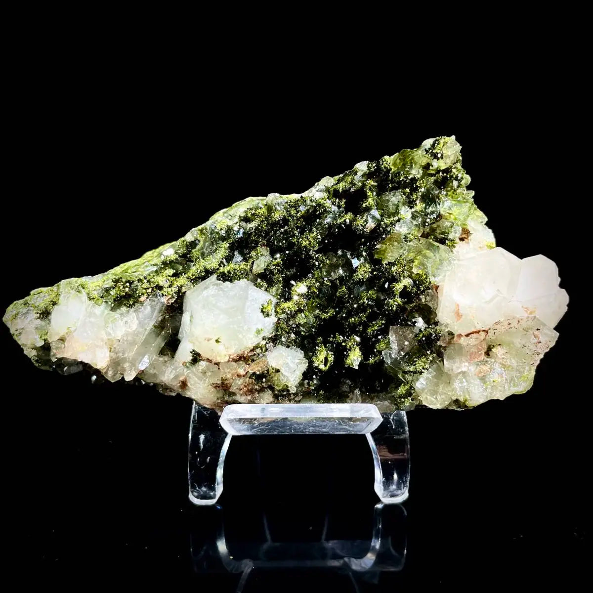Natural Turkish Epidote with Quartz Specimen | Turkey | 190 g | 9*5*2 cm