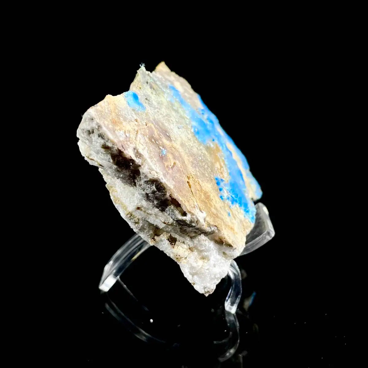 Natural Cyanotrichite Mineral Specimen | 260g |  11*6*2cm | Cyanotrichite Minerals | Morocco/DRC