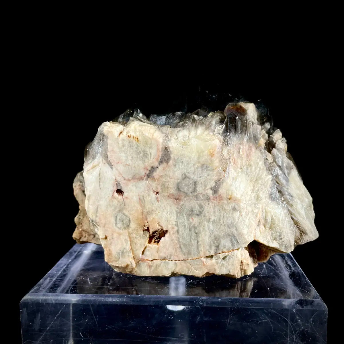 Natural Morion/Smoky Quartz Crystal Specimen | 990 g | 9*12*8 cm | Quartz Minerals | Madagascar