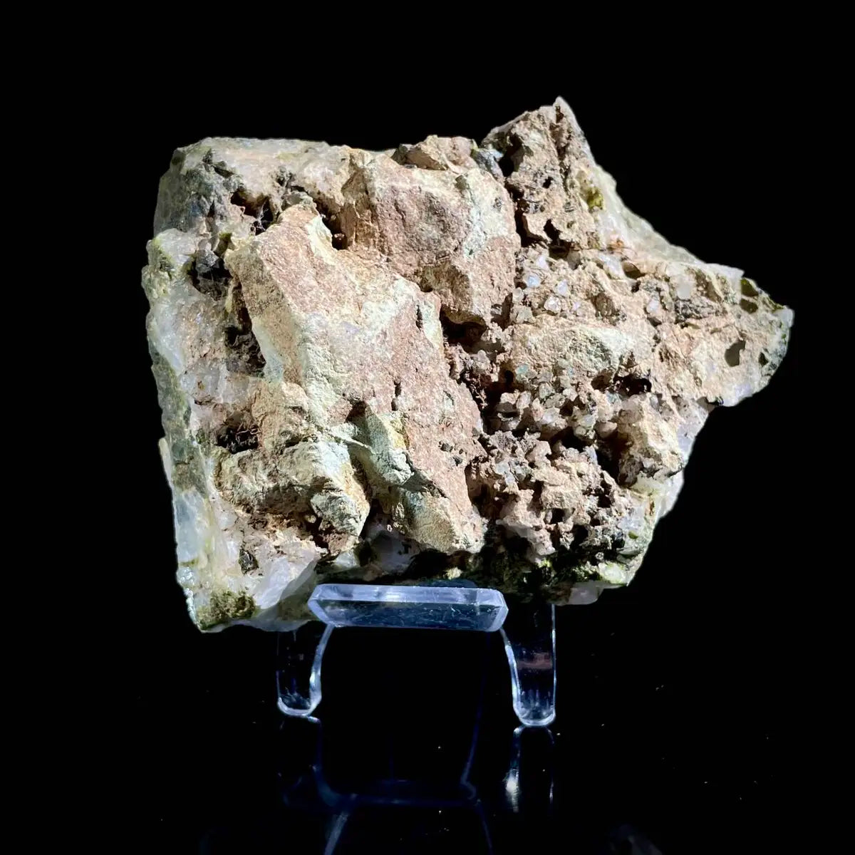 Natural Turkish Epidote with Quartz Specimen | Turkey | 410 g | 10*7*2.5 cm
