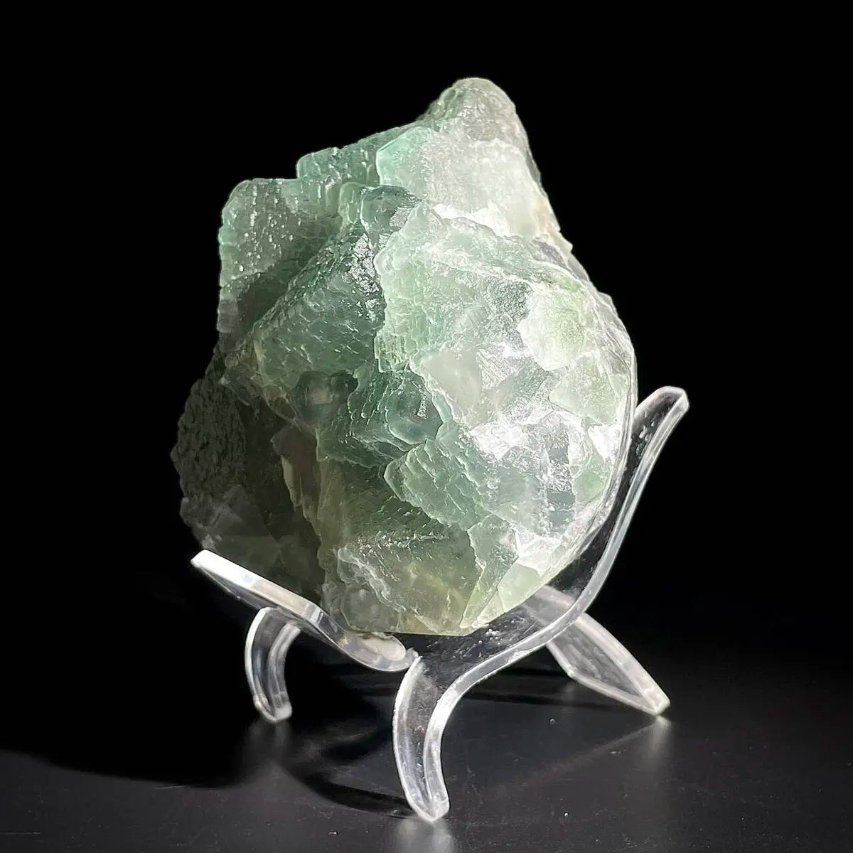Natural Green Fluorite Crystal Specimen | Hunan, China | 690g | 10*9.5*6.5cm