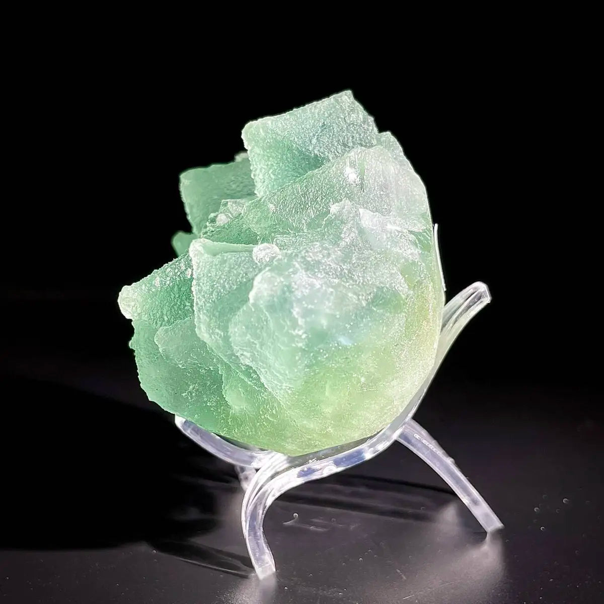 Natural Green Fluorite Crystal Specimen | Hunan, China | 360g | 9.5*5.5*4.5cm