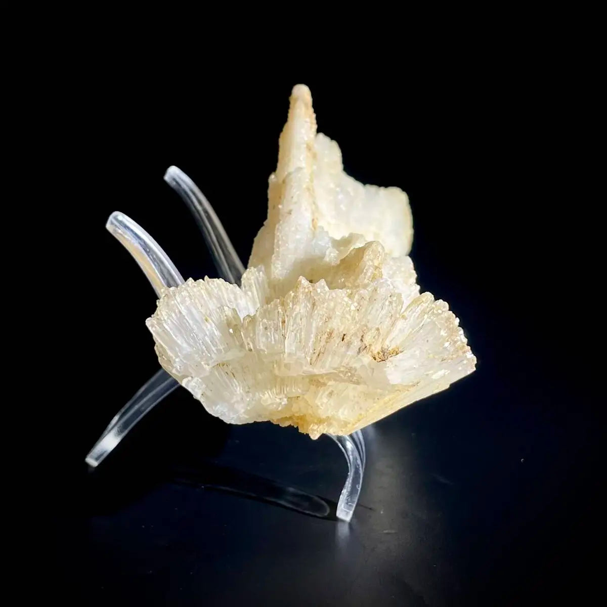 Guizhou White Aragonite /White Veined Natura l Stone Specimen |14×7×8cm|160g