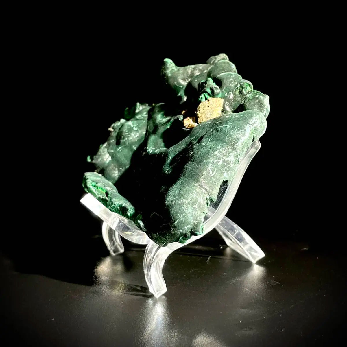 Natural Congo Velvet Malachite Specimen | Katanga , DR Congo |  30 g | 5.5*4.5*1.5 cm