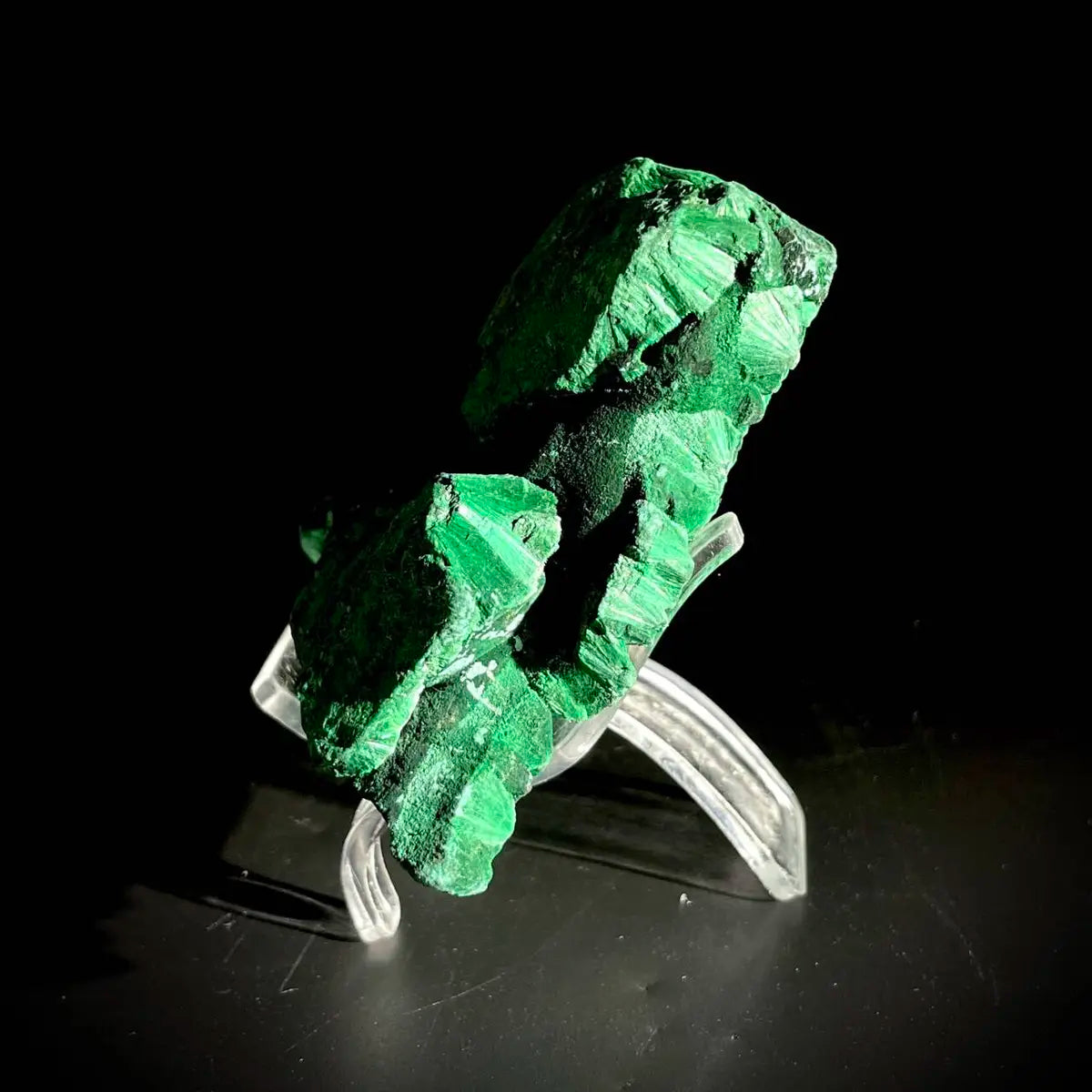Natural Congo Velvet Malachite Specimen | Katanga, DR Congo | 270 g | 9*6.5*2.5  cm