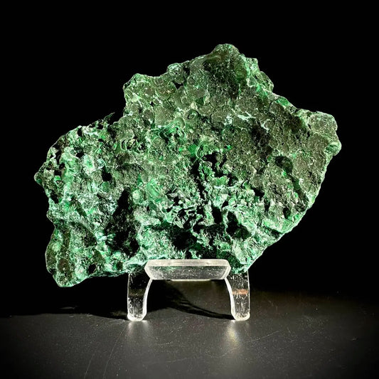 Natural Congo Velvet Malachite Specimen | Katanga, DR Congo | 310 g | 11.5*8*4 cm